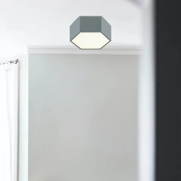 Plafonieră LED Argon 8784 LIBERO LED/12W/230V 3000K gri