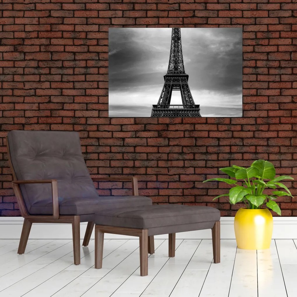 Tablou - Mașină roz în Paris (90x60 cm)