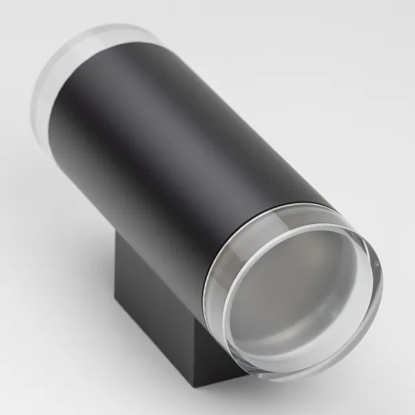 Brilagi - Aplică de perete pentru exterior LED RGBW MATERA, 2x GU10 / 6W / 230V, negru, IP54