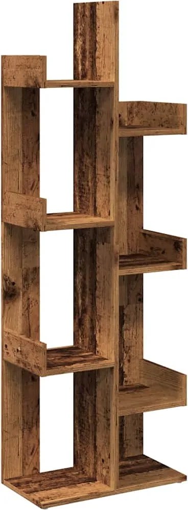 vidaXL Dulap cu cărți din lemn vechi 48x25,5x140 cm din lemn prelucrat