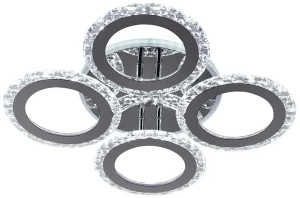 Lustră LED RGB aplicată dimabilă LED/55W/230V 3000-6500K + telecomandă