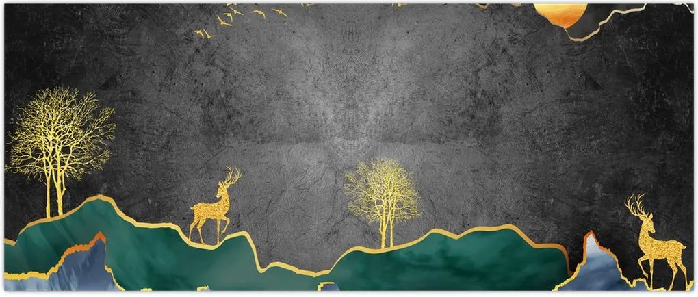 Tablou - Munții (120x50 cm)