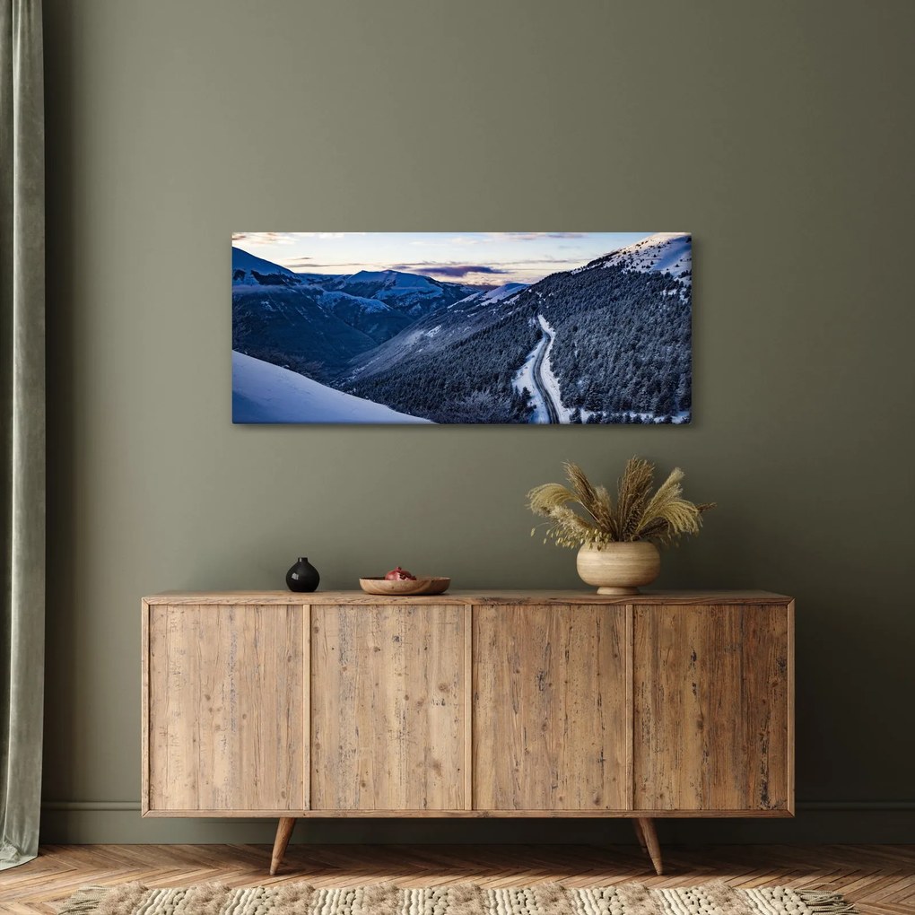 Tablou - Pantă înzăpezită (120x50 cm)