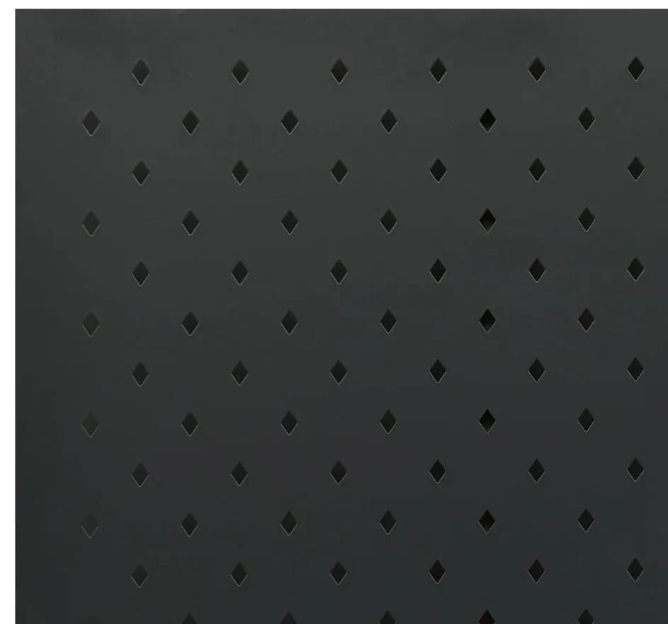 Paravan de camera cu 4 panouri, negru, 160x180 cm, otel Negru, 160 x 180 cm, 1