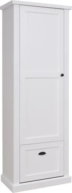 DUlap cu compertiment pantofi, Galineo, ADRK Furniture (Culoare: Alb / Stejar)