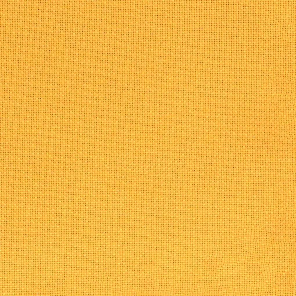 Scaune de bucatarie pivotante, 6 buc., galben mustar, textil 6, galben mustar