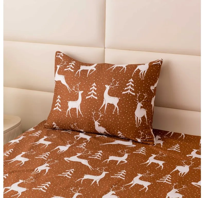 Set cadou pentru dormitor WHITE DEER, maro