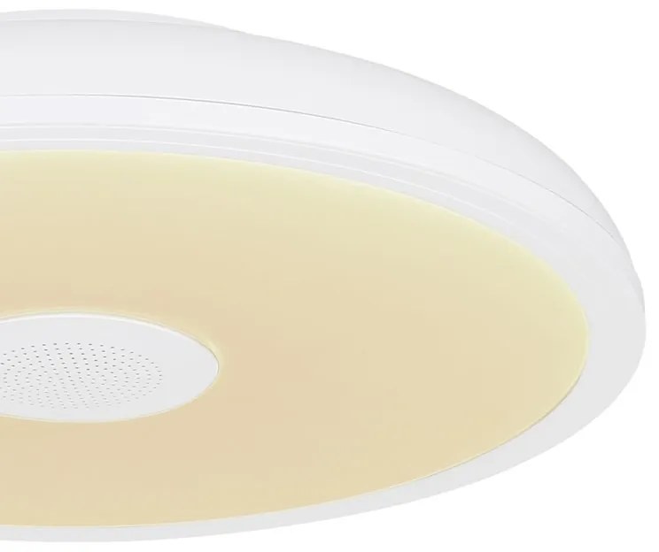 Plafoniera LED RGB cu telecomanda si difuzor RAFFY alba