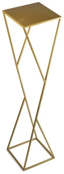 Suport de flori LOFT 100x23,5 cm auriu