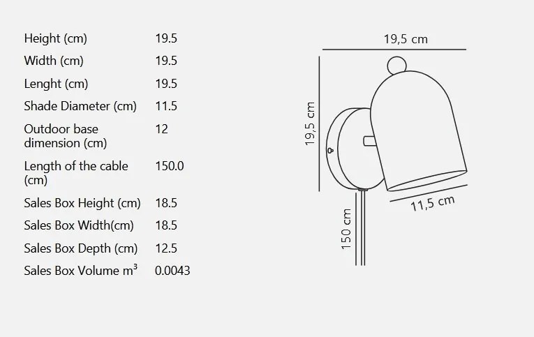 Aplica de perete camera copii design nordic Gaston roz
