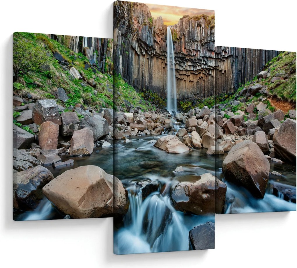 Tablou - Cascada Svartifoss, Islanda (90x60 cm)
