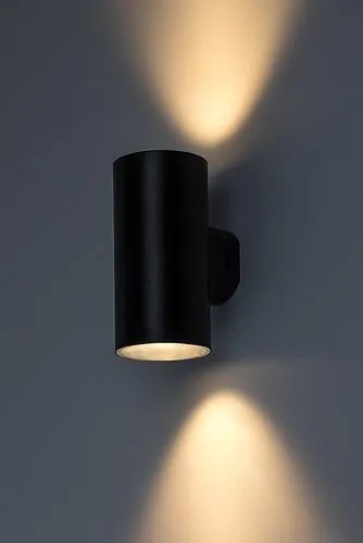 Aplica LED iluminat exterior ambiental, Protectie IP65 Urfa II negru