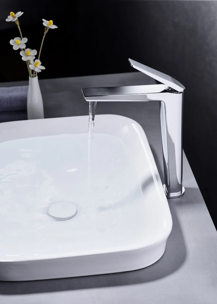 Baterie lavoar Premium, Modern Edition 5007, Inalta Cromat