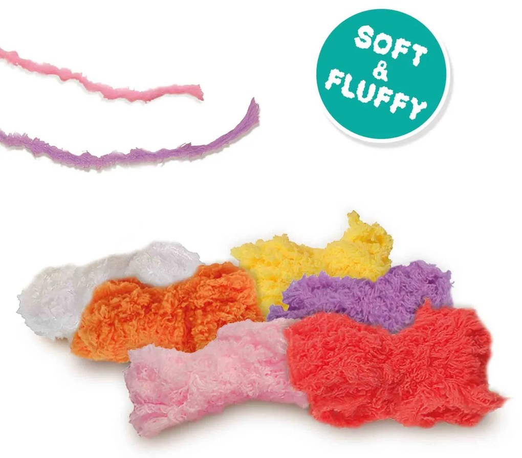 Set creativ de jucarie pentru copii - Brodez animale pufoase