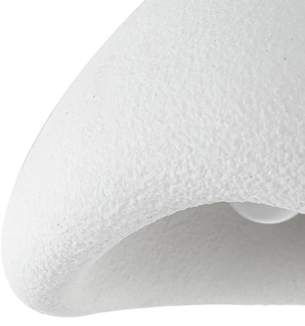 Lustra suspendata design decorativ Cloud alb 30cm