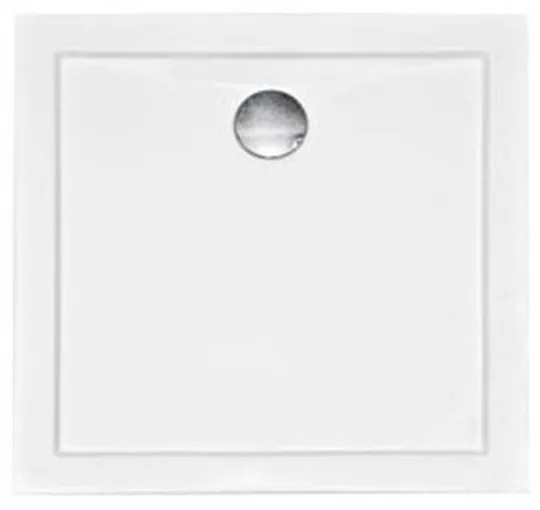 Cădiță de duș pătrată acrilică OSKAR90 90x90x5,5 cm