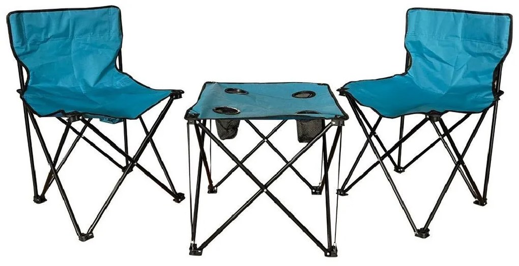 HR SET 2 SCAUNE+MASA PLIABILE CAMPING