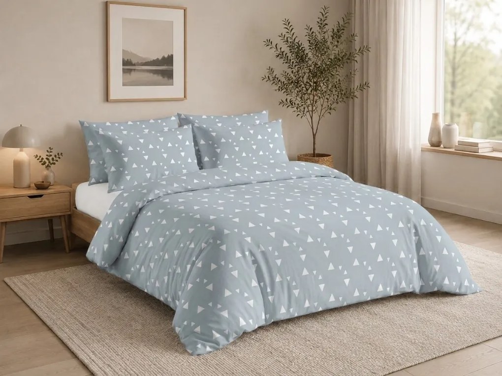 Lenjerie de pat flanel MILOU gri Dimensiune lenjerie de pat: 2 ks 60 x 70 cm | 240 x 200 cm