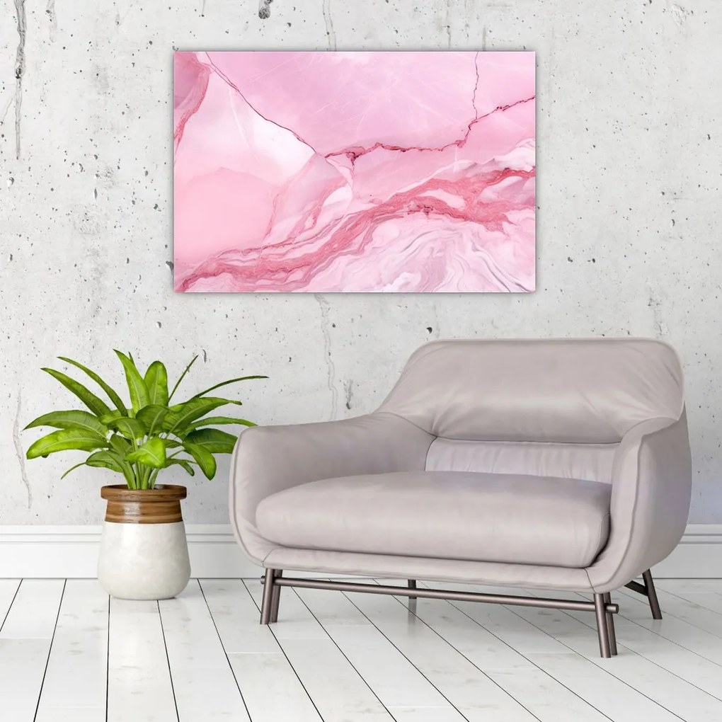 Tablou - Marmură roz (90x60 cm)