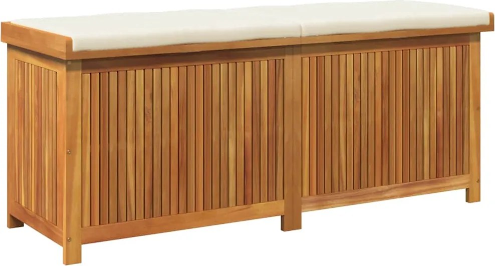 vidaXL Cutie de perne de exterior 150x50x60,5 cm lemn masiv de salcâm