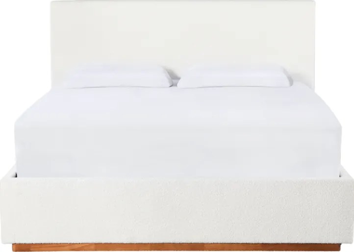 Pat cu somieră si spaţiu de depozitare 160x200, alb, NUVOLA
