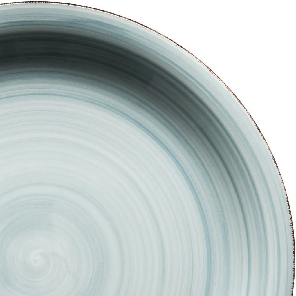 Mäser Set of 6 shallow plates Bel Tempo 27 cm,light blue