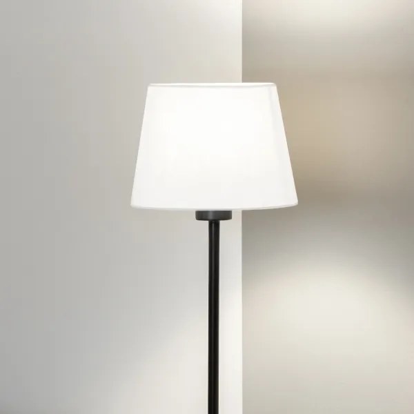 Brilagi - Lampadar LED CERIA, 1xE27/40W/230V, Ø 20,5 cm, alb/negru