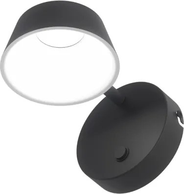 Open Design OR86522 - Aplică de perete LED TIMO, 6W/230V, 3000/4500/6500K, neagră