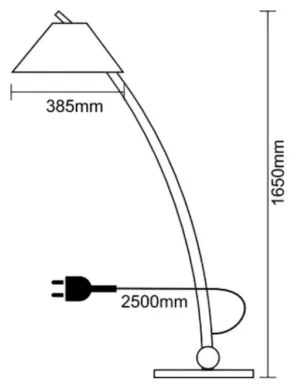 Lampă de podea din lemn masiv, 1xE27/60W/230V, frasin