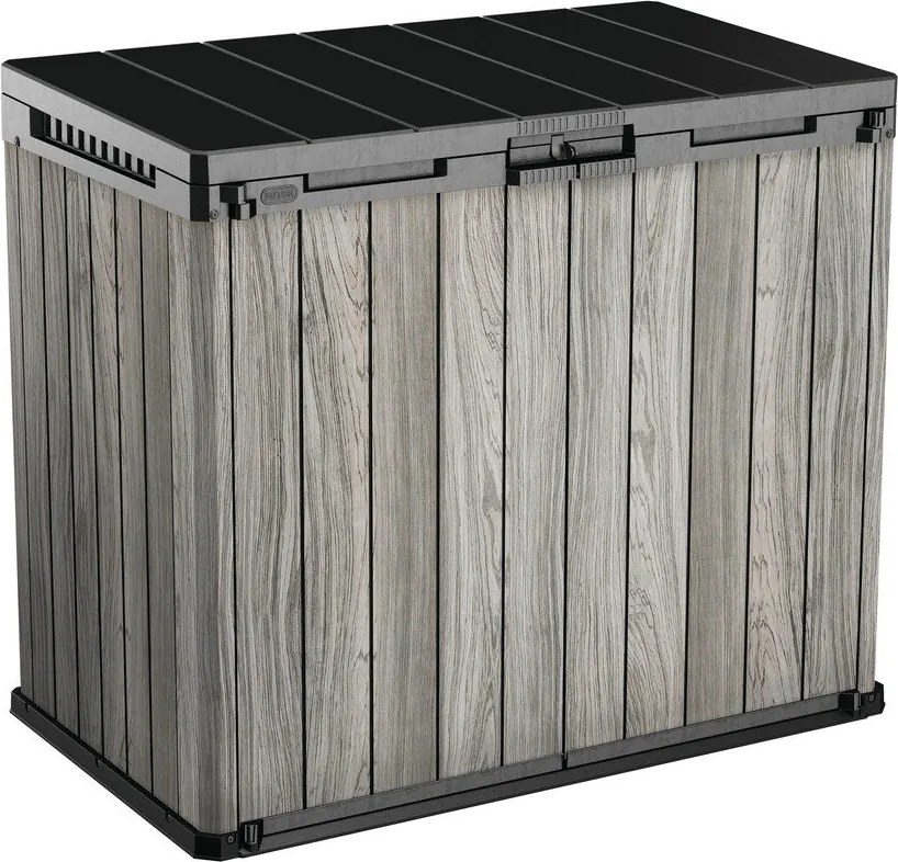 Cutie de depozitare pentru grădină gri din plastic Deco – Keter