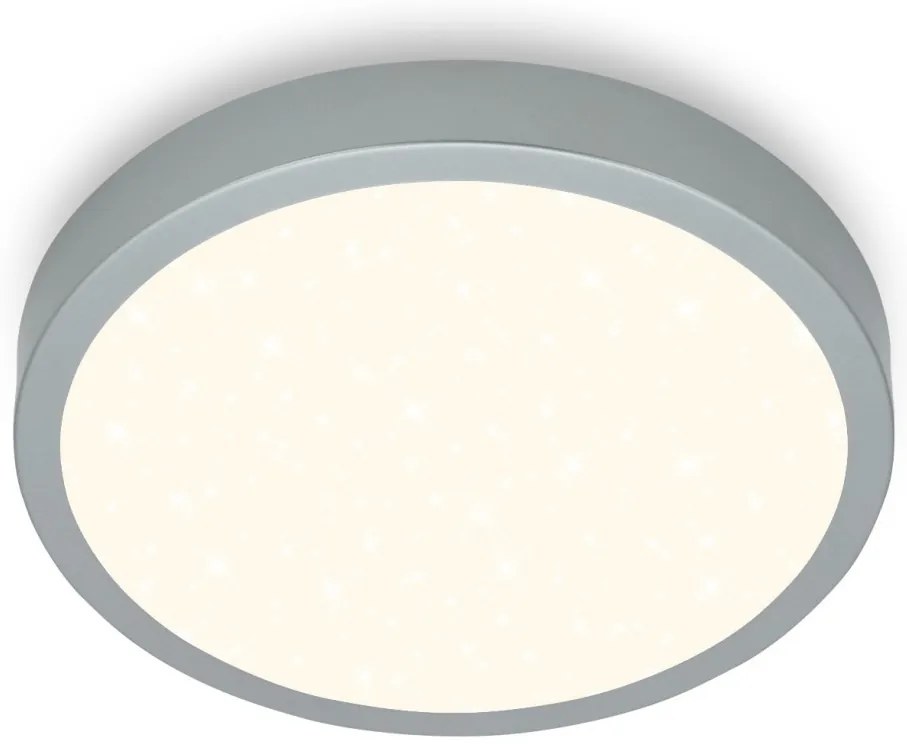 Plafonieră LED dimabilă RUNA LED/22W/230V argintiu Briloner 3704-014 + telecomandă