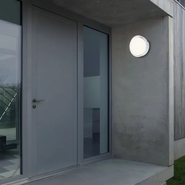 Aplică LED de exterior GENUA LED/18W/230V IP44 alb Briloner 3019-016