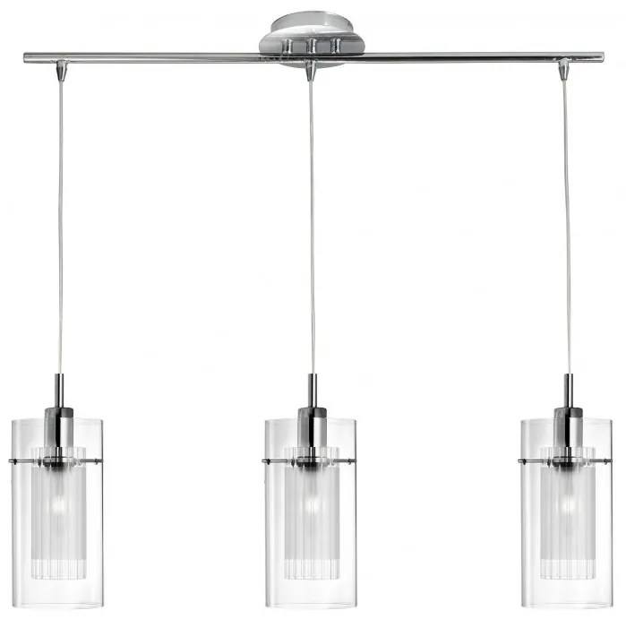 Lustra suspendata design modern Duo 3L crom 3303-3CC SRT