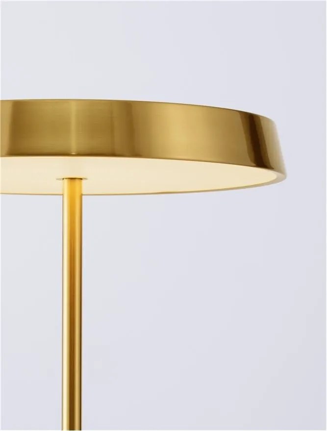Lampa de podea LED design modern VETRO auriu, D-40cm