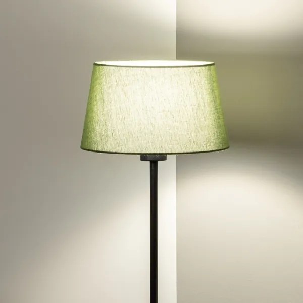 Brilagi - Lampă de podea LED CERIA 1xE27/40W/230V Ø 25 cm verde/negru