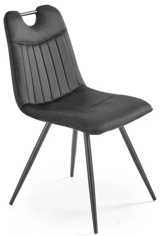 Scaun de bucaterie Olindo, negru