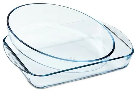 Set de vase de copt din sticlă Pyrex 2 buc, 2,7 l+ 2,2 l