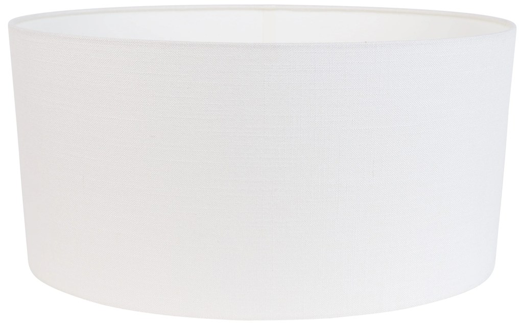 Abajur din in alb oval 50/33/25