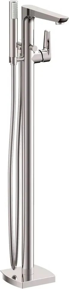Baterie cada - dus freestanding Inter Ceramic finisaj crom lucios cu set de dus