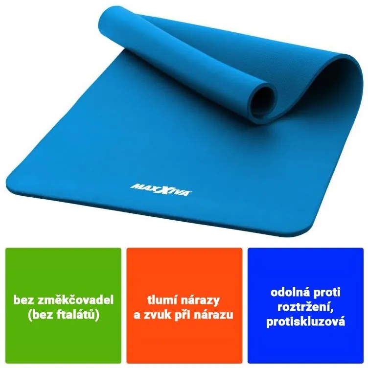 MAXXIVA Covor de gimnastică 190x100x1,5 cm, albastru