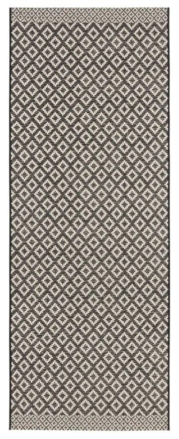 Covor Zala Living Minnia, 76 x 200 cm, negru-bej