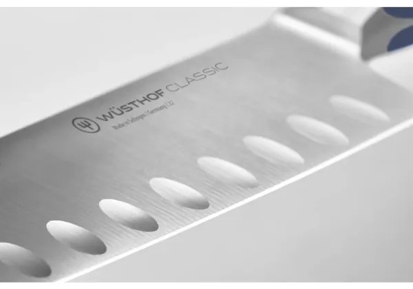 Cuțit de bucătărie santoku Wüsthof CLASSIC COLOUR 17 cm albastru