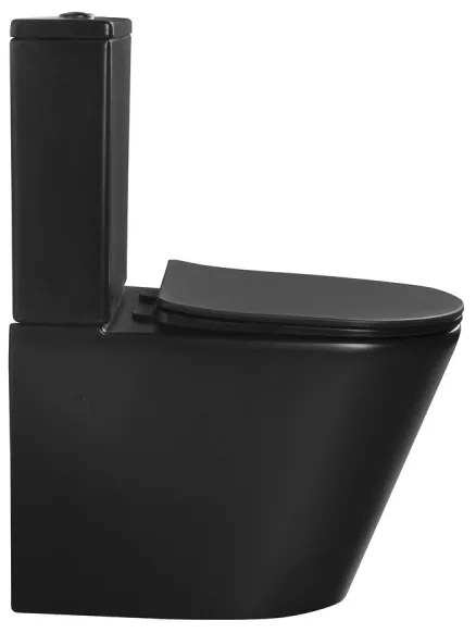 Sapho - WC combinat PACO, ceramică, negru