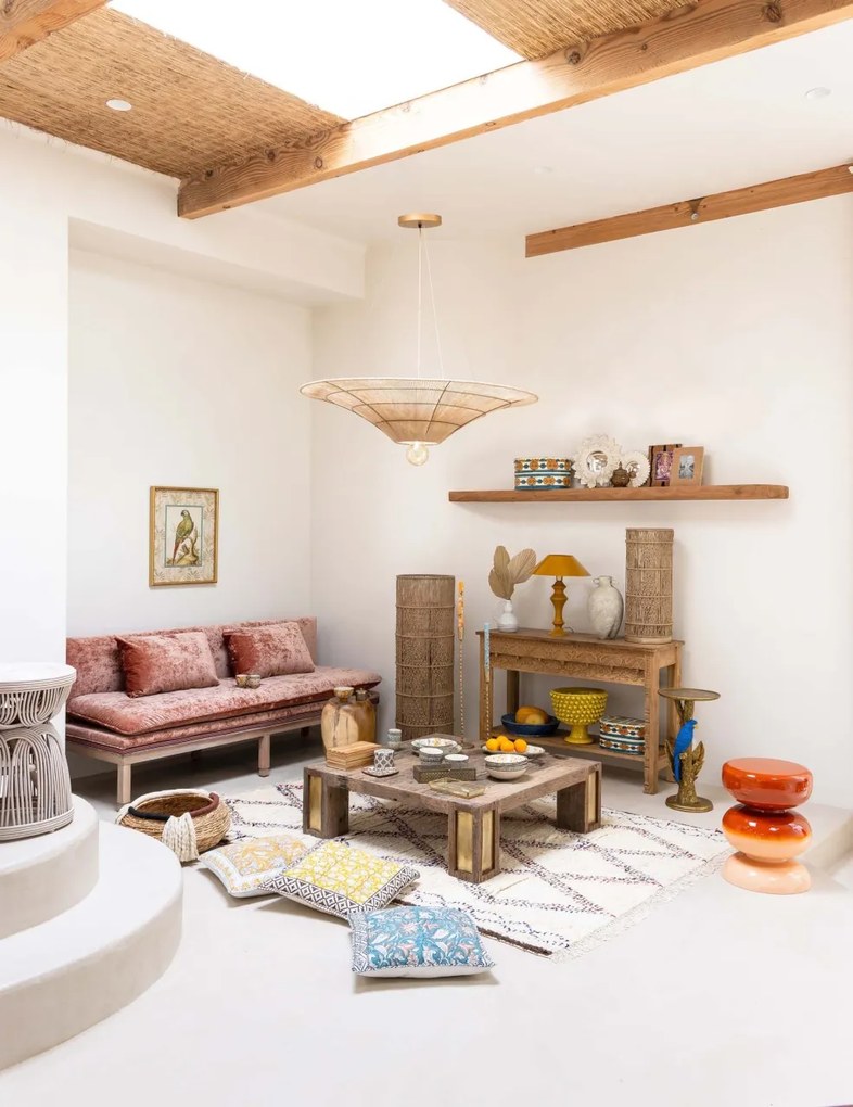 Perna decorativa din bumbac 45x45cm Curry