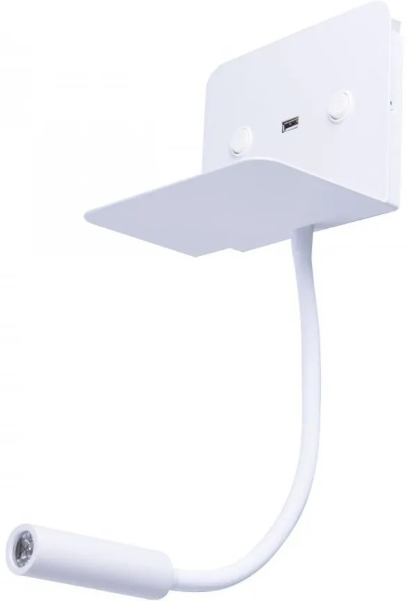 Aplica LED ambientala cu reader LED directionabil Vera alba