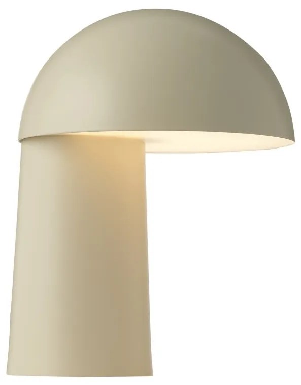 Veioza LED portabila cu baterie design nordic Faye bej