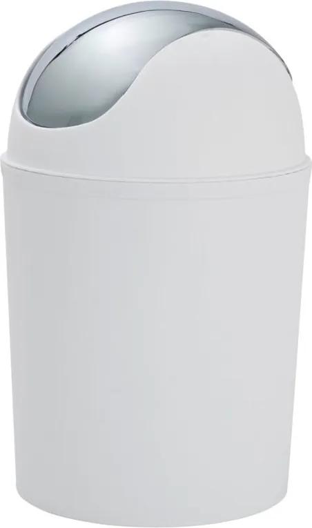 Coș de gunoi Wenko Verselli, înălțime 32 cm, alb