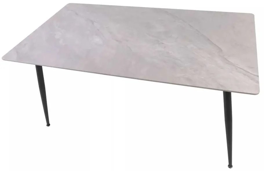 Masă de bucătărie Rion 130 x 70 cm, gri / negru