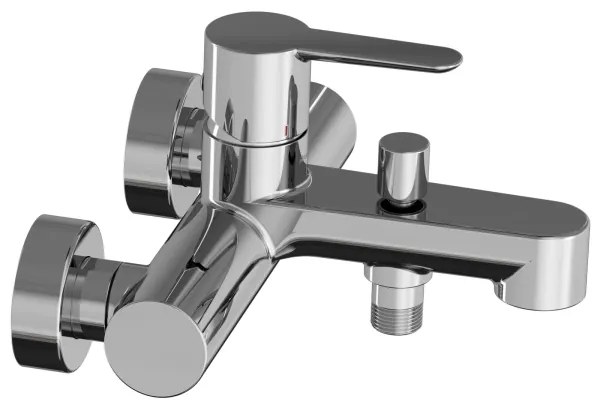 Ravak X070169 - baterie pentru cadă PURI, crom lucios