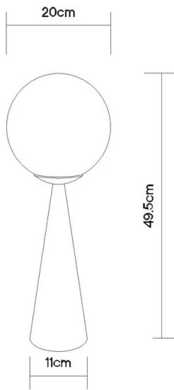 Lampă de masă Globo 21031M PINPAL 1xE27/40W/230V